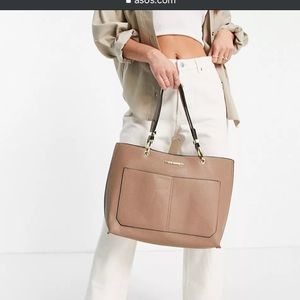 Steve Madden BDonna cognac leopard tote NWT